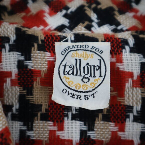 Shellys Tall Girl Tweed Jacket Women XL Multi Rich Auntie Core Retro Vintage 70s - Picture 2 of 8